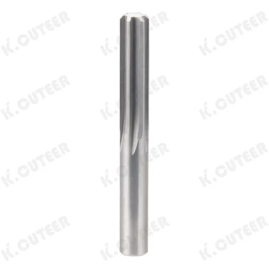 Solid Shank Tungsten Steel Machine Reamer CNC Straight Flute